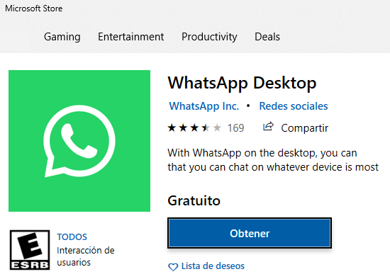 Cómo descargar e instalar WhatsApp desde Windows