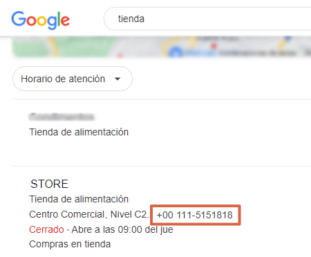 Como saber el número de celular de una persona a traves de Google Maps
